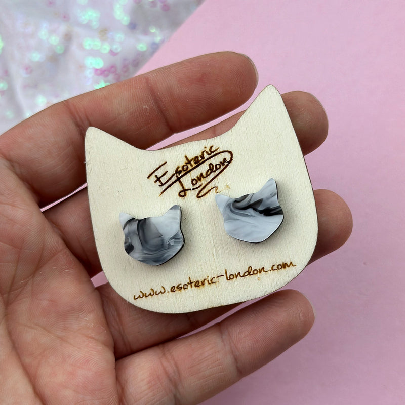 Cat Stud Earrings