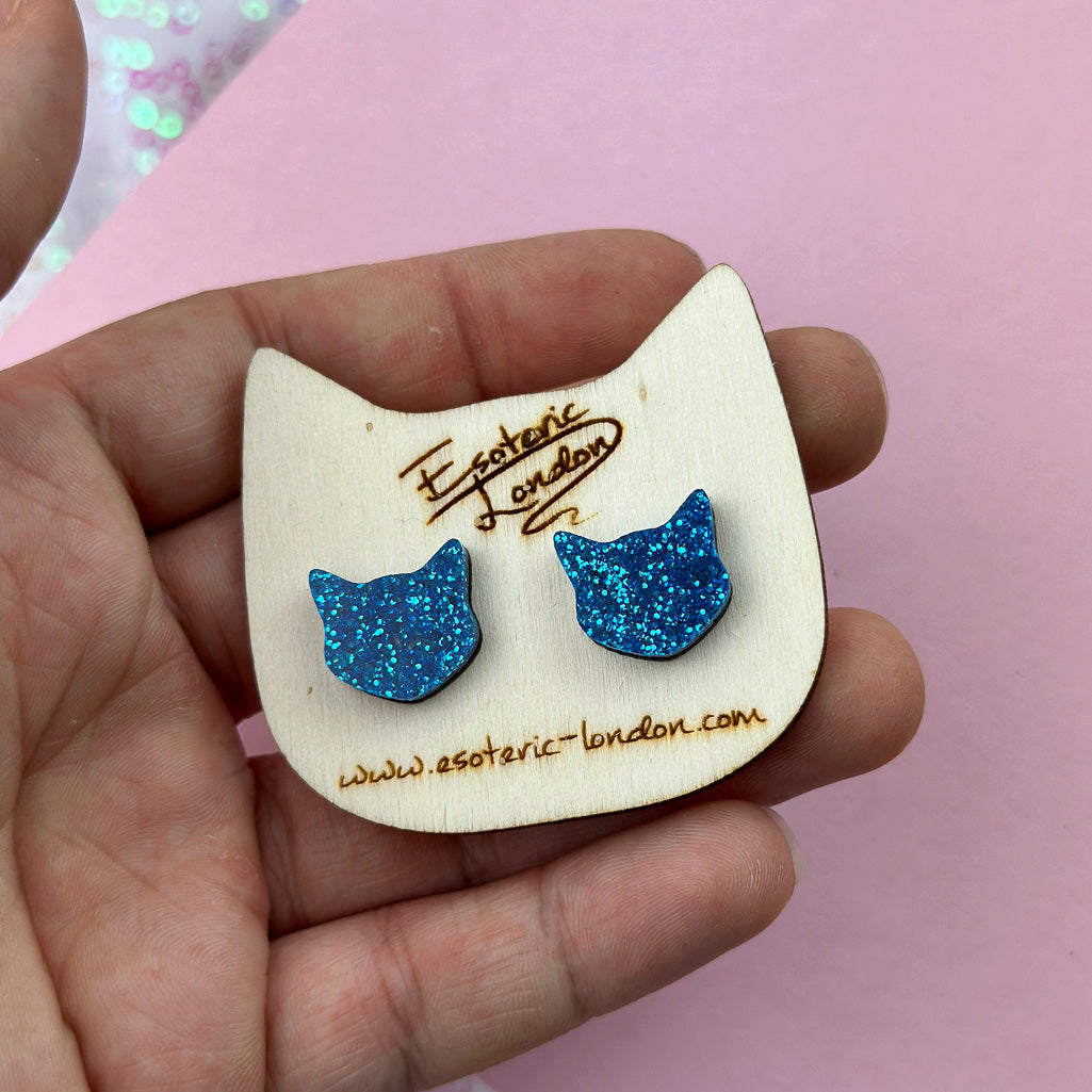 Cat Stud Earrings