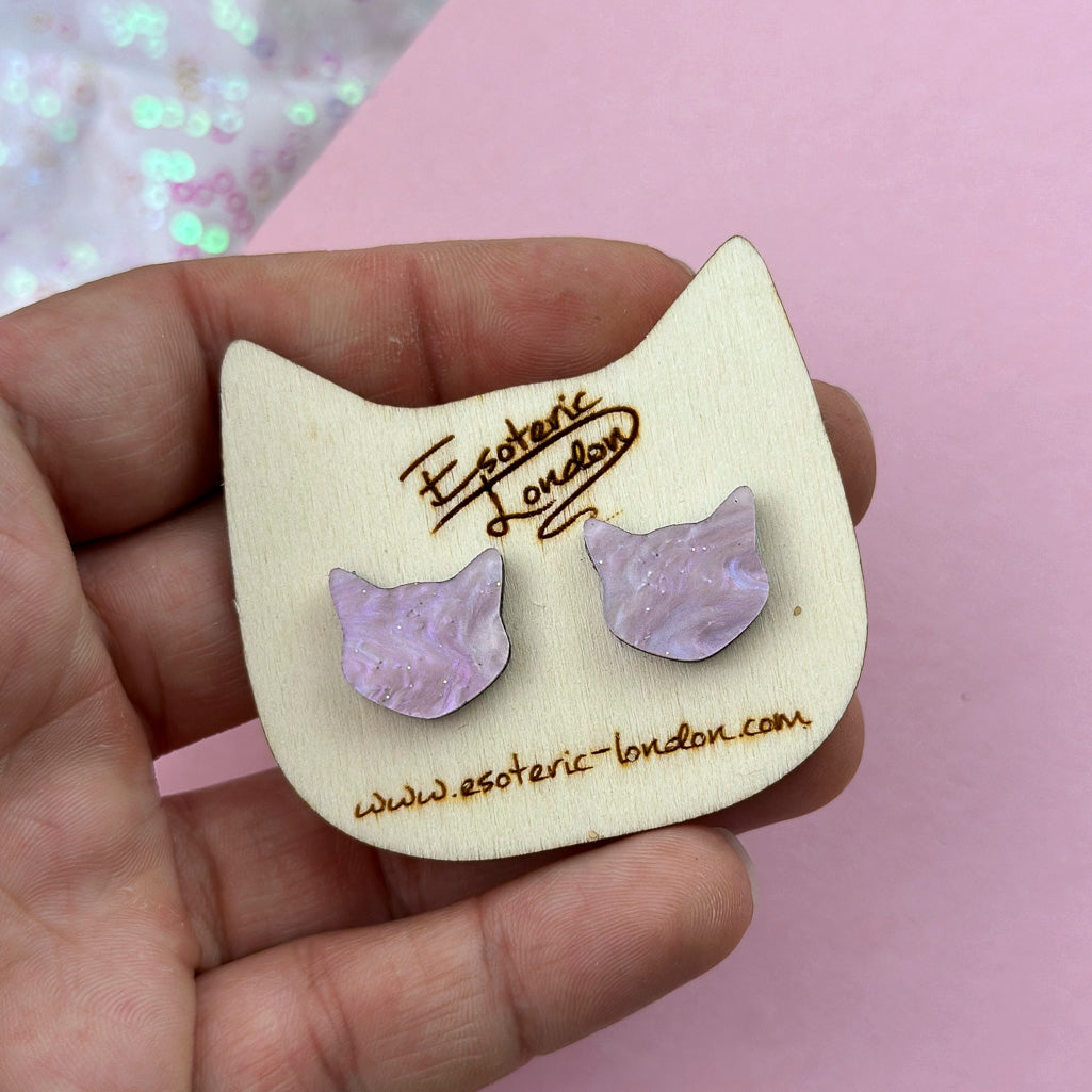 Cat Stud Earrings