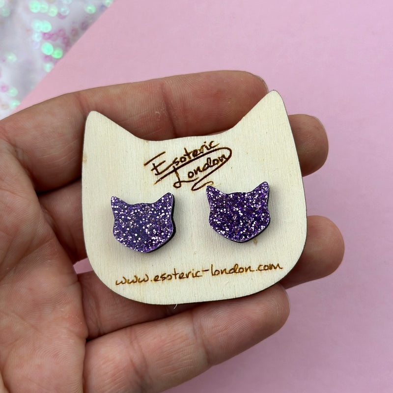 Cat Stud Earrings