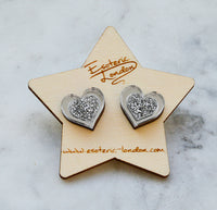 Heart Stud Earrings