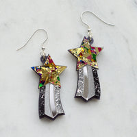 Star Rainbow Dangle Earrings