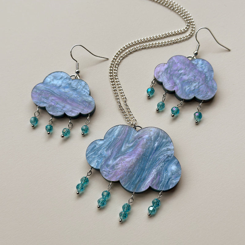 Cloud Beaded Necklace