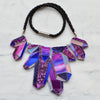 XL Faceted Crystal Statement Necklace