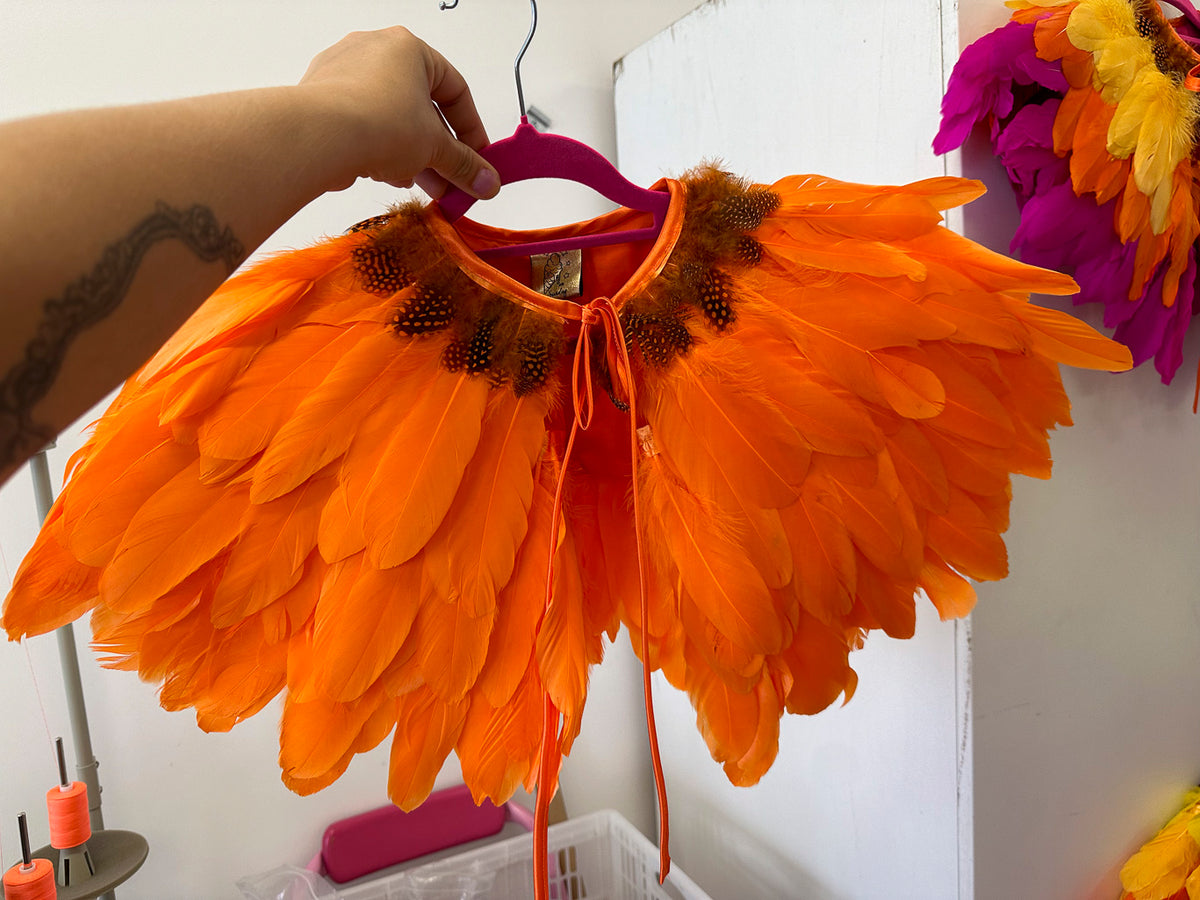 Feather Cape - Custom Colour