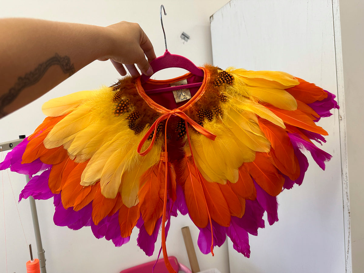 Feather Cape - Custom Colour