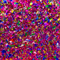 Colour Pop Confetti Heart Studs