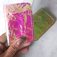 Iridescent Folding Wallet