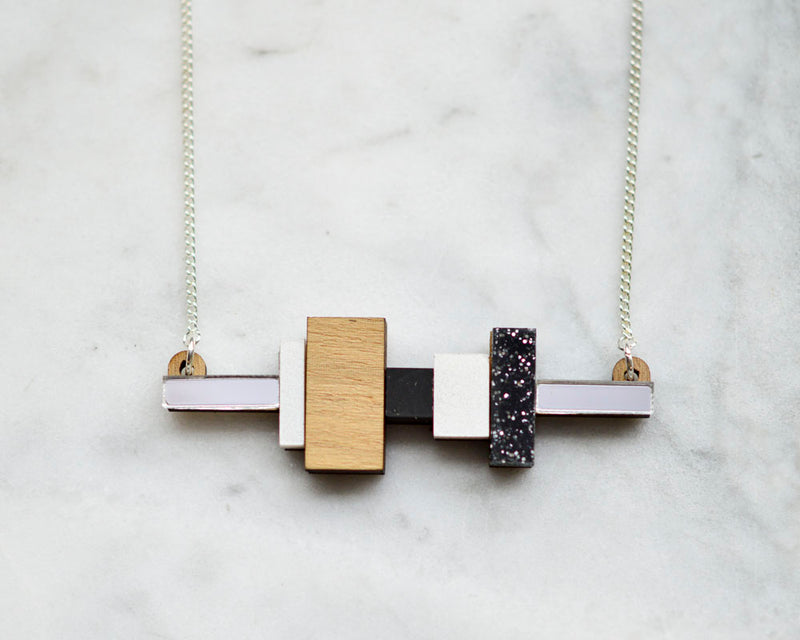 Mini Blocks Necklaces