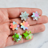 Recycled Flower Stud Earrings
