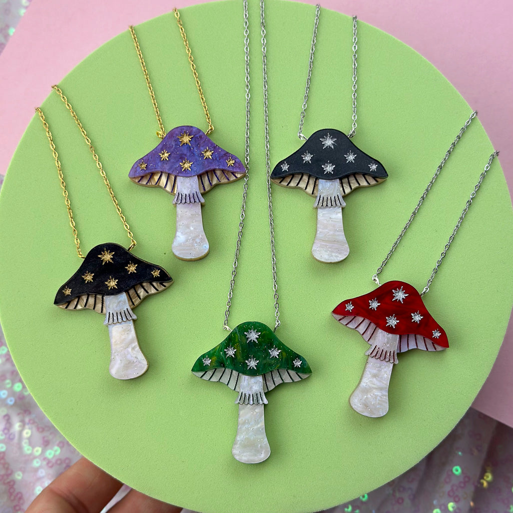 Toadstool Necklace