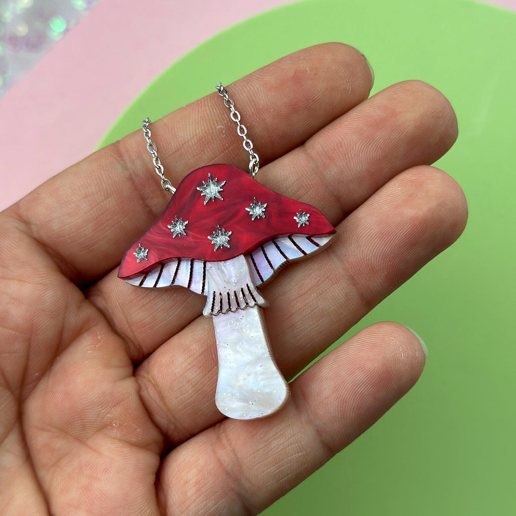 Toadstool Necklace