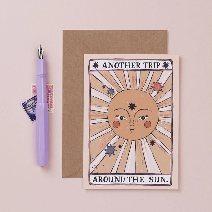 Another Trip Around The Sun Greetings Card