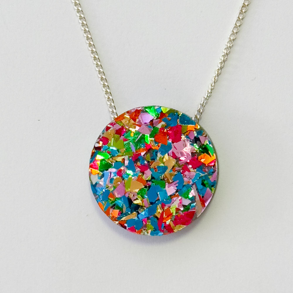 Colour Pop Confetti Dot Necklace