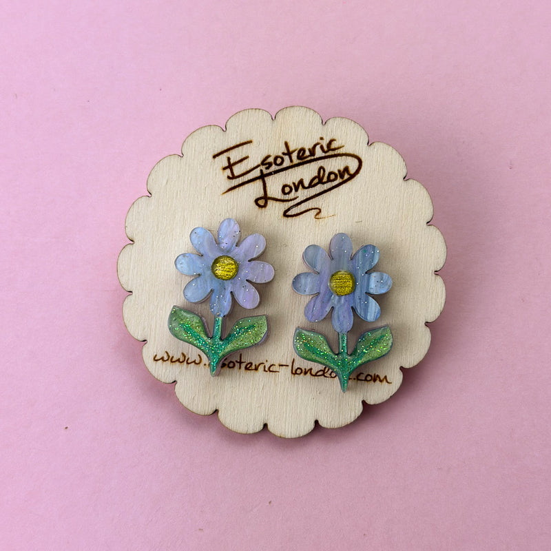 Retro Daisy Stud Earrings