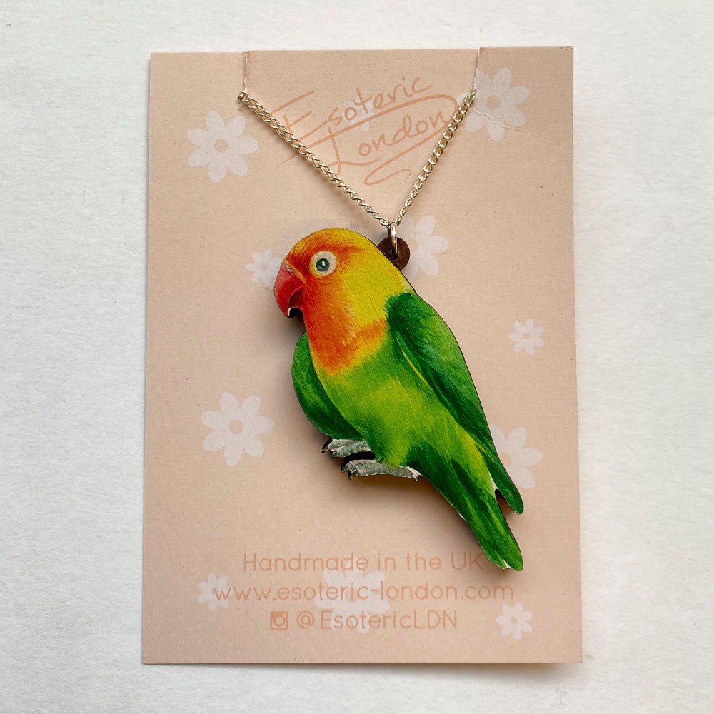 Lovebird Pendant Necklace