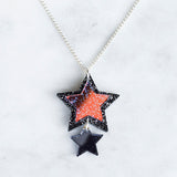 Iridescent & Glitter Star Pendant